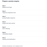 Enquiry checklist