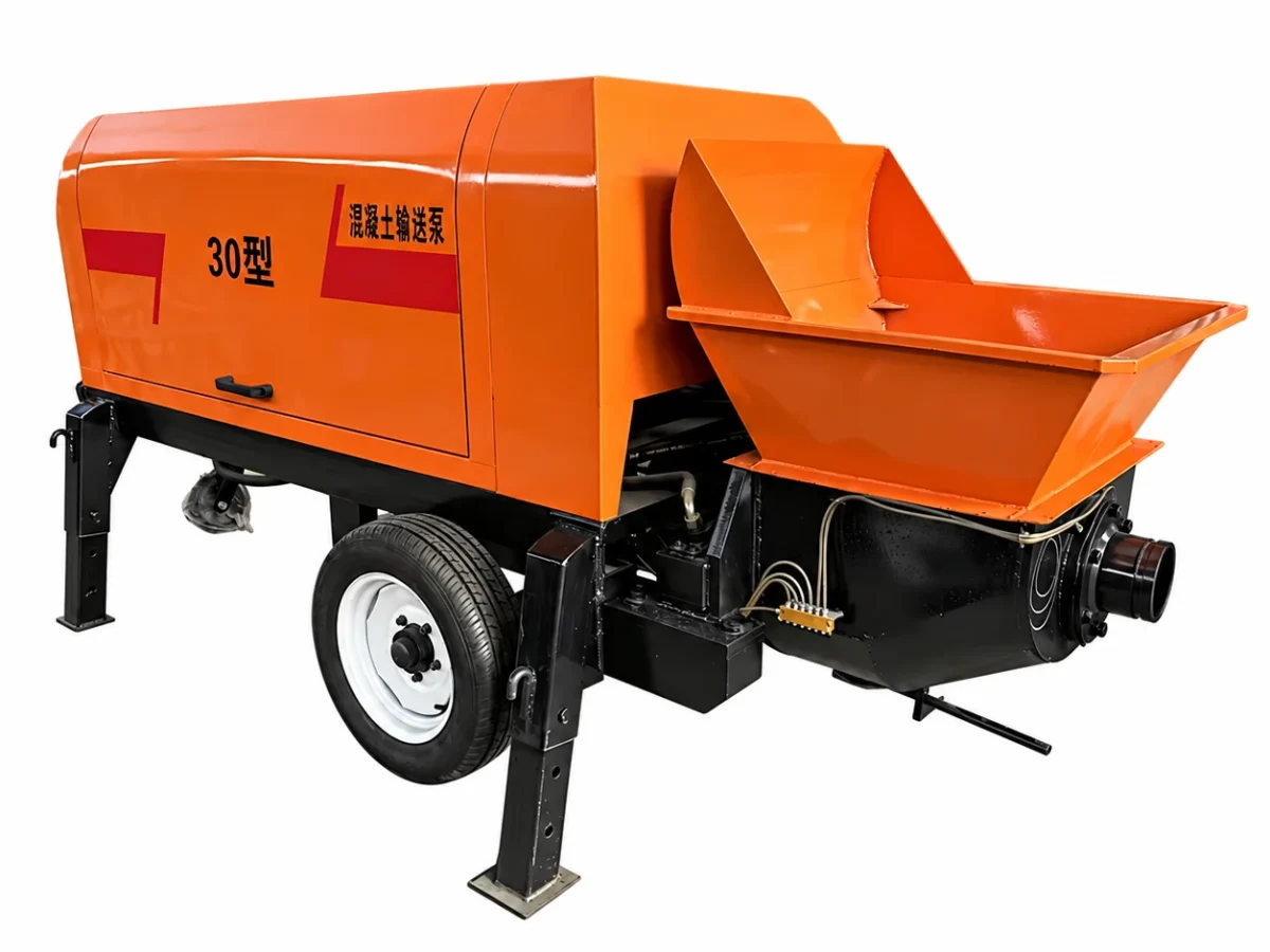 30 Electric Concrete Pump — machine view