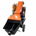 Inclined Diesel Concrete Pump — machine view