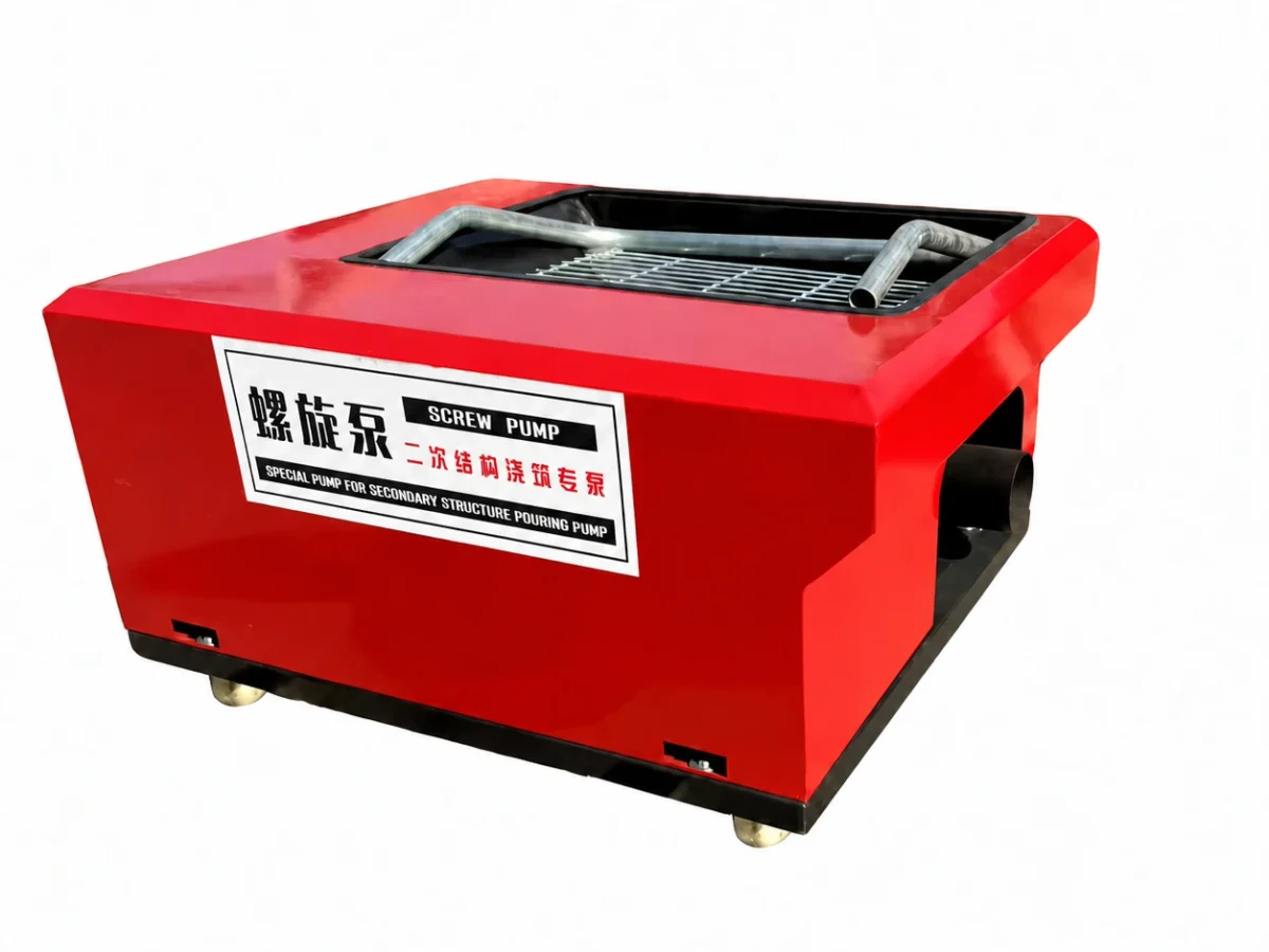 7.5 kW Compact Electric Screw Concrete Pump — machine view