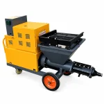 Mortar Spraying Machine — machine view