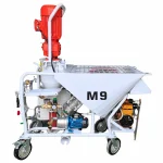 M9 Mortar Spraying Machine — machine view