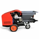 411 Mortar Spraying Machine — machine view