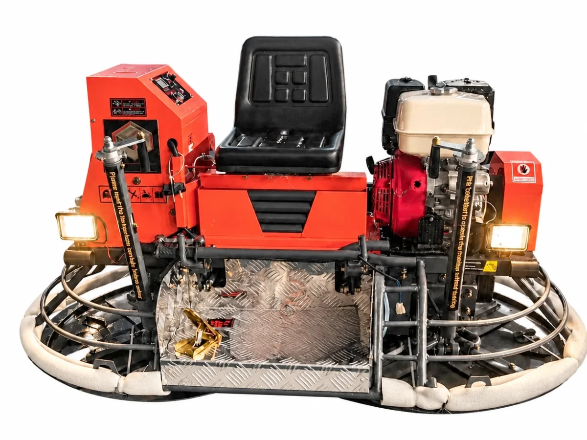 RM800A Ride-On Power Trowel — machine view