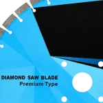 Close detail of the blade segments and slots