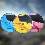Supplier reference showing blue, yellow and red segmented blades