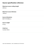 Specification reference