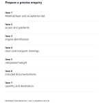 Enquiry checklist