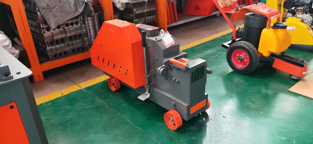GQ45 steel bar cutting machine, supplier workshop view