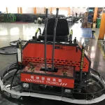 Operator seat and guarded twin rotors