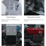 Original hopper, hydraulic and drive detail panel