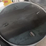 Float pan with retaining clips