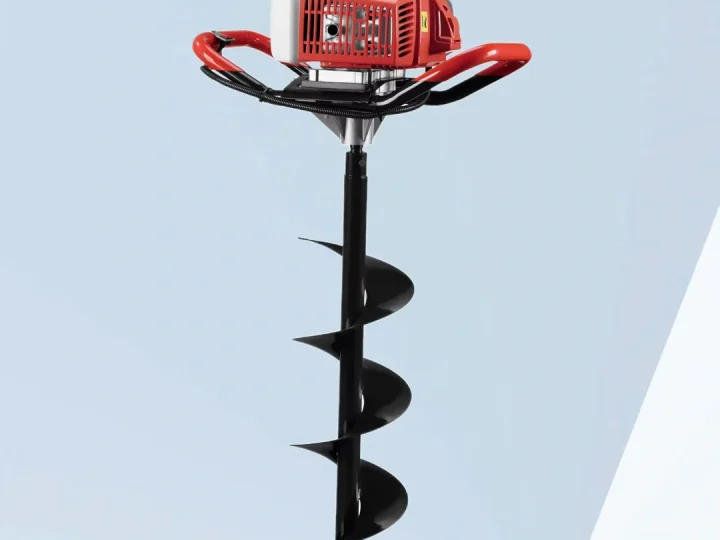Auger powerhead and bit assembled