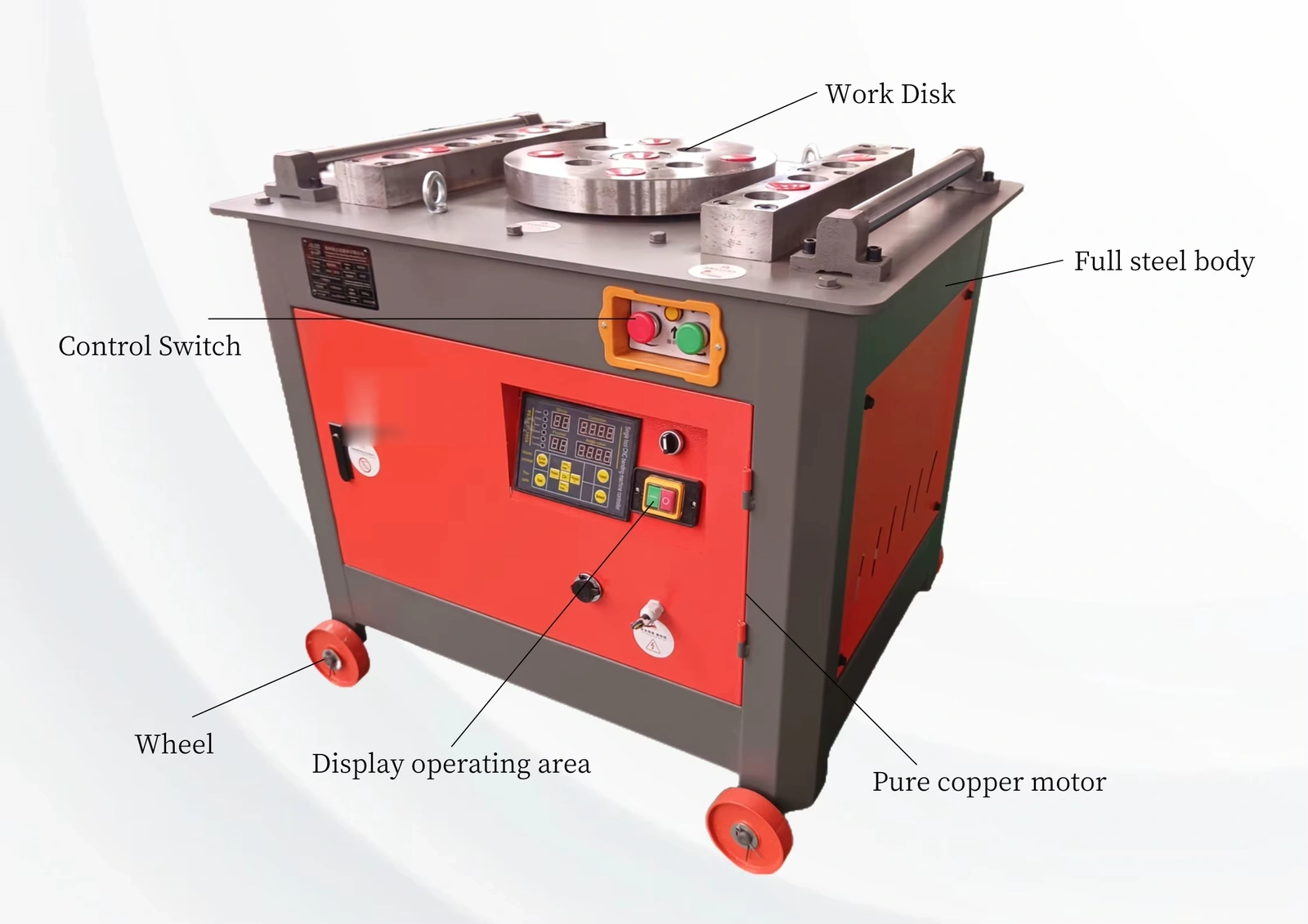 Bending table and controls