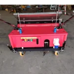 Plastering head and controls at the base