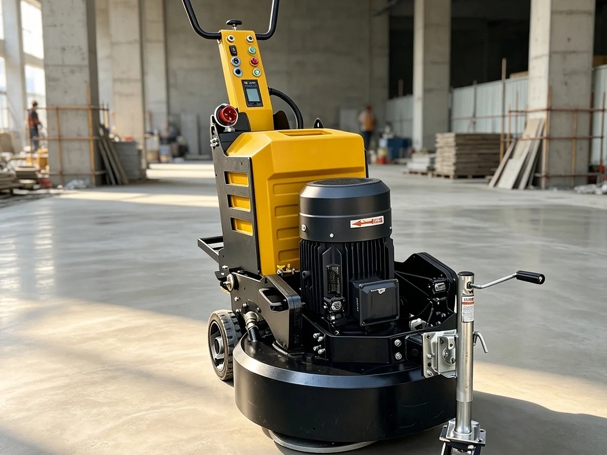 Source large floor-grinder configuration