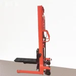 Manual stacker side view
