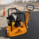 C160 plate compactor and guarded engine