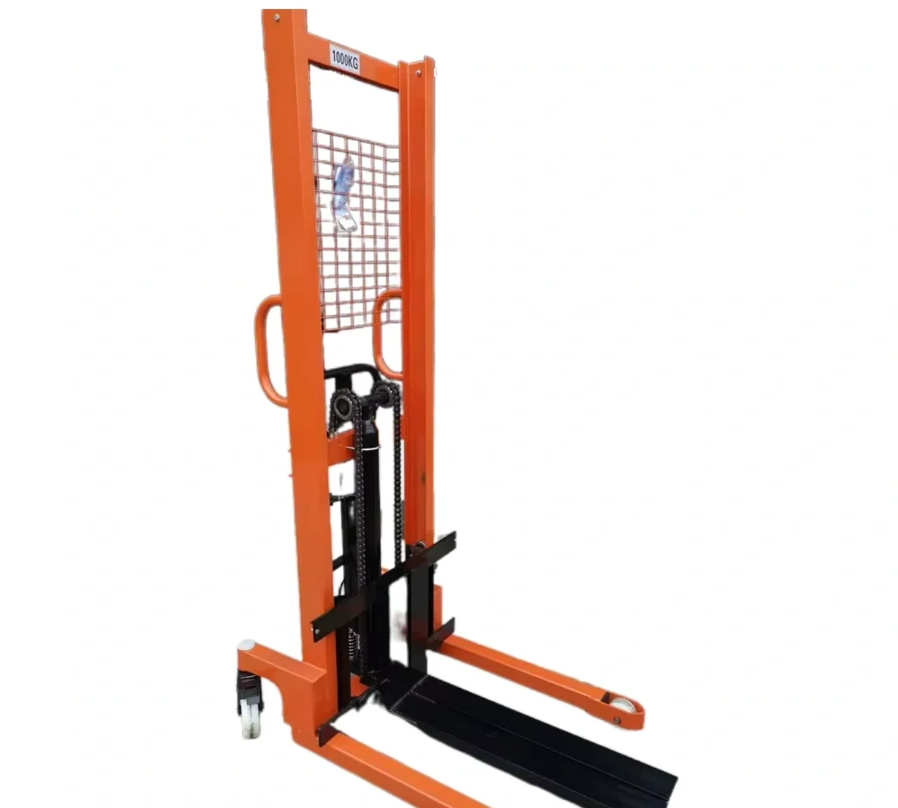 Manual stacker, orange finish shown
