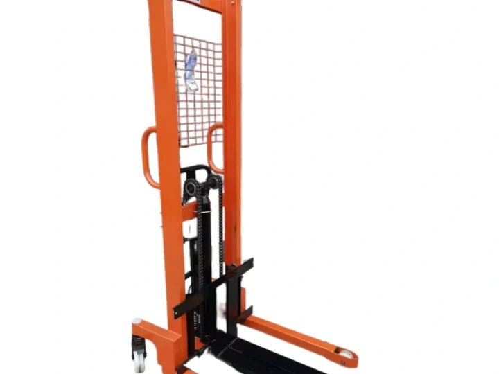 Manual stacker, orange finish shown
