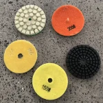 Photographed pad samples; selected size and bond require confirmation