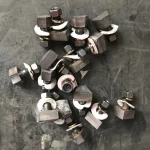 Loose grinding-head samples with visible mounting hardware
