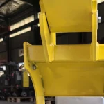 Rear frame casing — cropped from the source photograph; operating handle is not shown.