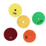 Flexible pad samples with printed grit markings
