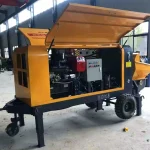 Open drive compartment of the pictured pump