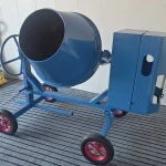 Original view of the drum mouth and tipping wheel