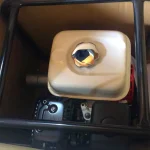 Fuel-tank detail of the pictured drive