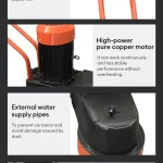 Handle, motor and grinding assembly