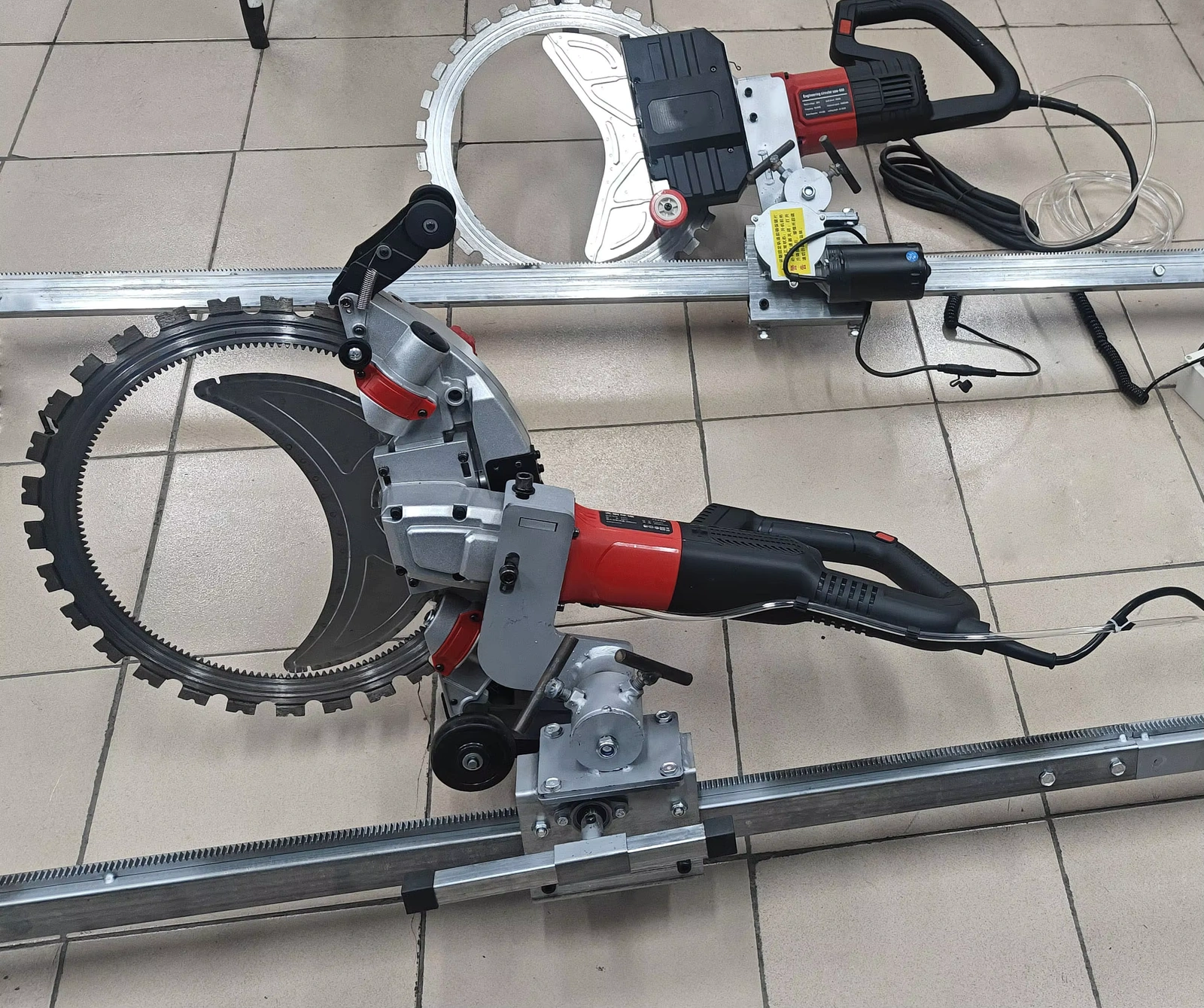 Compatible saw installation examples — saw supply separate