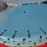 Stacked blue blades