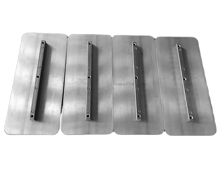 Four rectangular finishing blades
