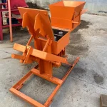 Manual press viewed from the workshop front