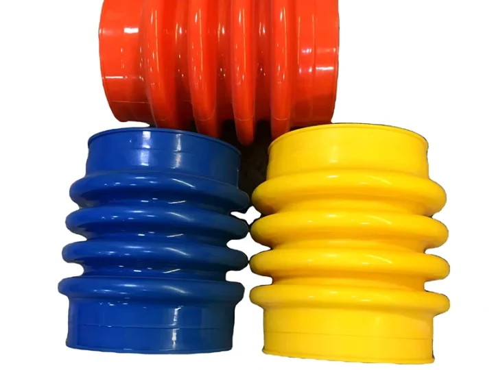 Loose bellows: openings and corrugated profile