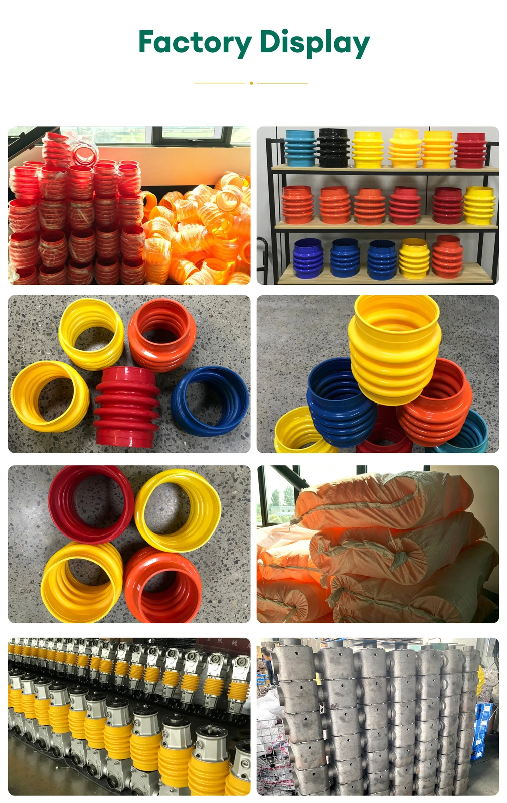 Stock and colour examples; not a fit specification