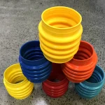Loose bellows: openings and corrugated profile