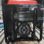 Generator side view and cooling layout