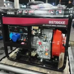Open-frame generator with output panel