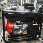 Generator engine and alternator view