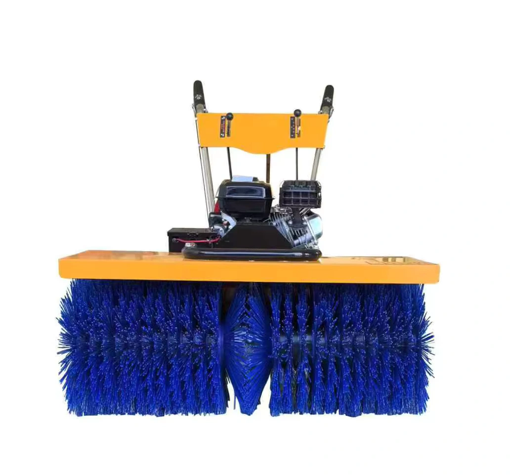 Rotary brush viewed from the front