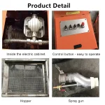 Hopper, pump and spray-equipment details
