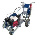 Spray-marking frame, engine and gun mount