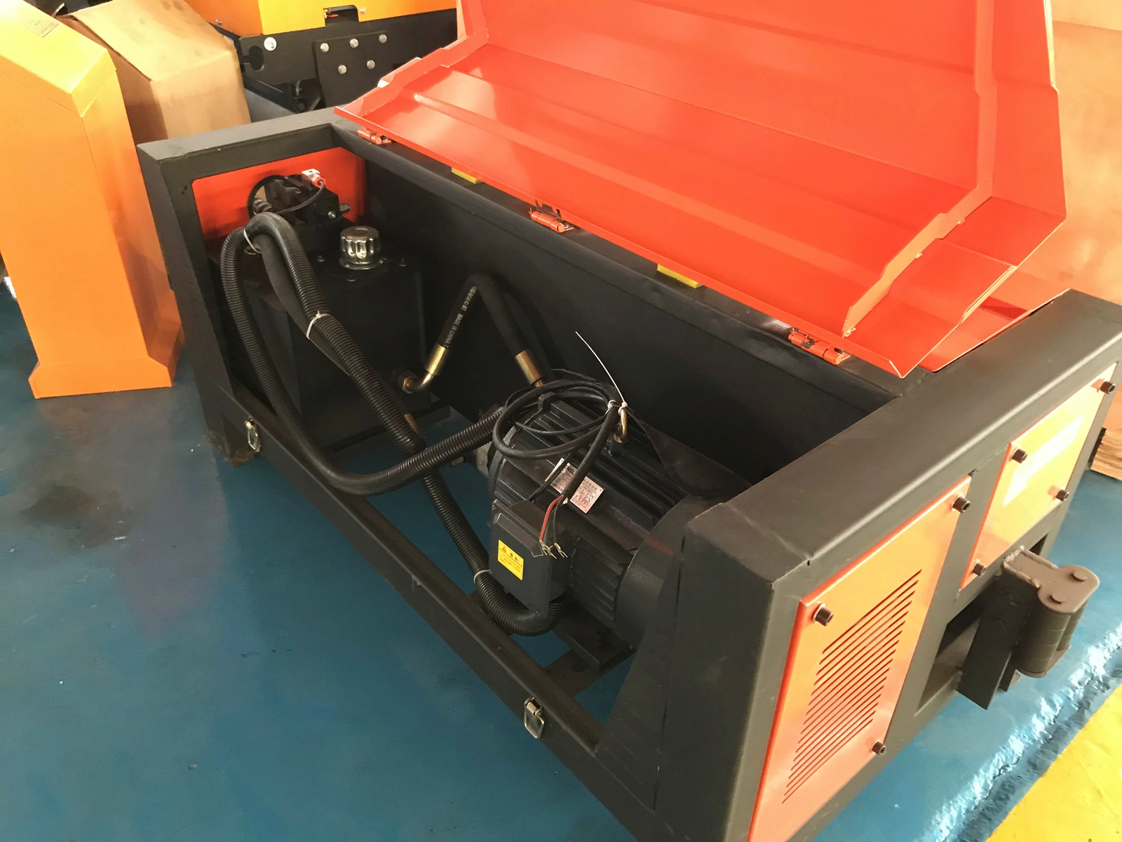 Source drive compartment; service only under its manual