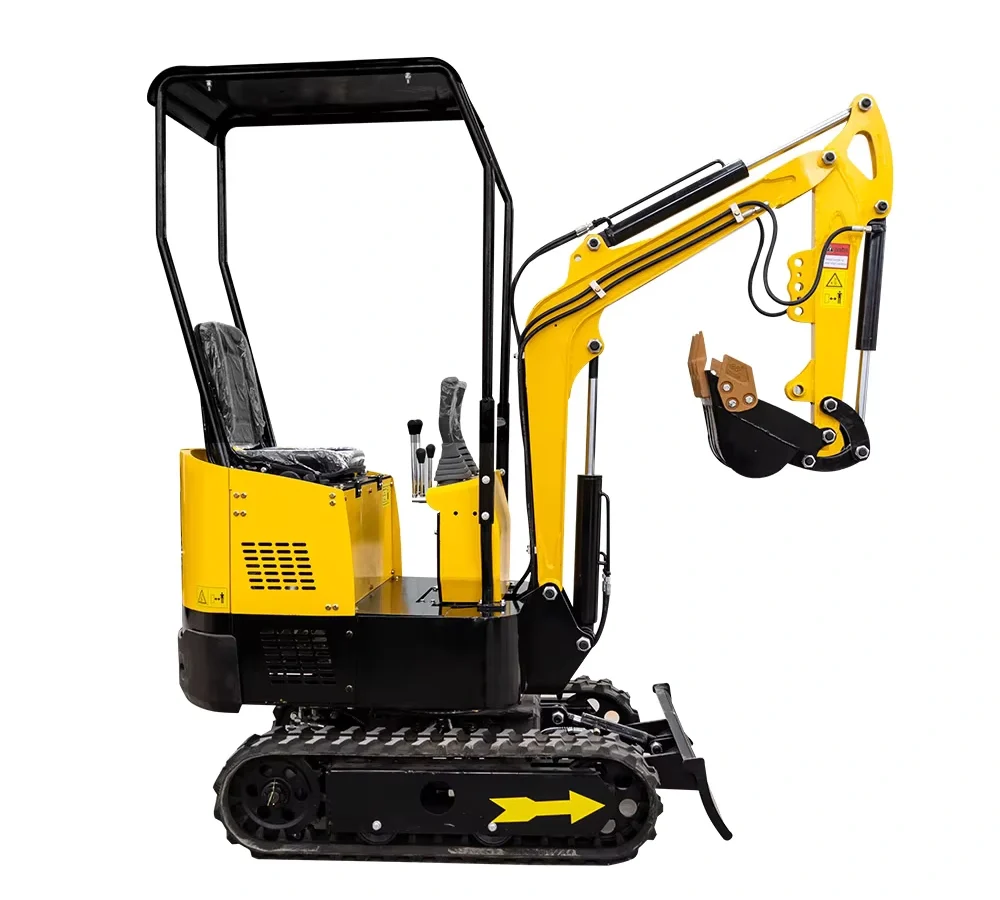 HT10 tracked excavator, boom and bucket