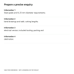 Enquiry checklist