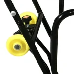 Transport wheel mount in the source component illustration; confirm delivered configuration.