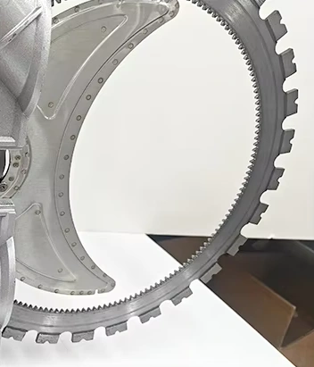 Close-up of the ring blade; supplied blade specification is confirmed by quotation.